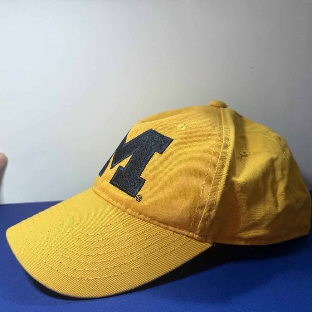 Signatures Yellow Cap University of Michigan Adjustable Hat Snap Back